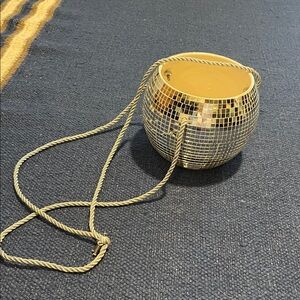 Silver Mosaic Hanging Vase